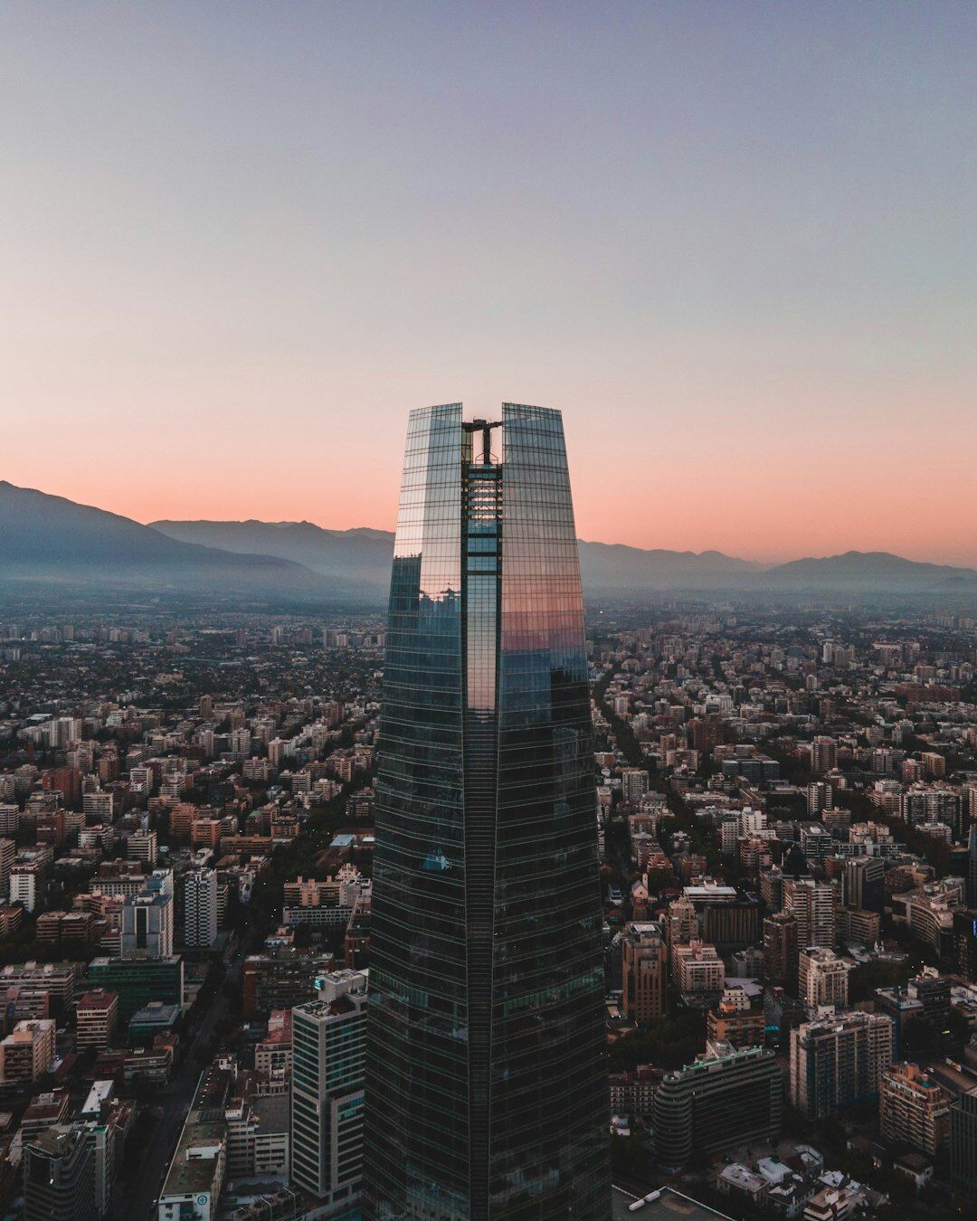 modern buildings in santiago