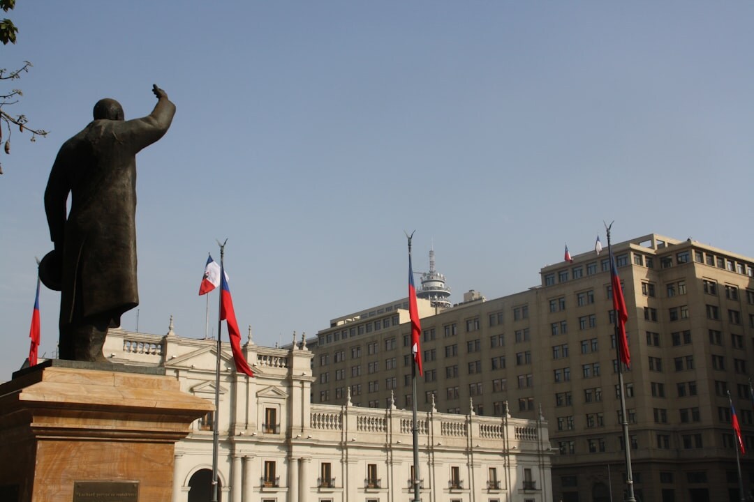 elderly man in chile plaza